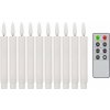 House Doctor LED sviečky s ovládaním White – set 10 ks