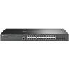 TPL TP-Link Omada SG3428MP sieťový prepínač Riadený L2+ Gigabit Ethernet (10/100/1000) Podpora napájania cez Ethernet (PoE) 1U Čierna