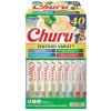 Pamlsok Inaba Churu cat Tuniak s morskými plodami 4 príchute 40 túb 560 g