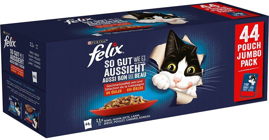 Felix Fantastic So gut... kuracie hovädzie kačacie jahňacie 44 x 85 g