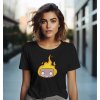 Bullshirt.sk Dámske tričko - Burn Čierna S