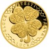 Česká mincovna Zlatý dukát Štvorlístok pre šťastie proof 3,49 g