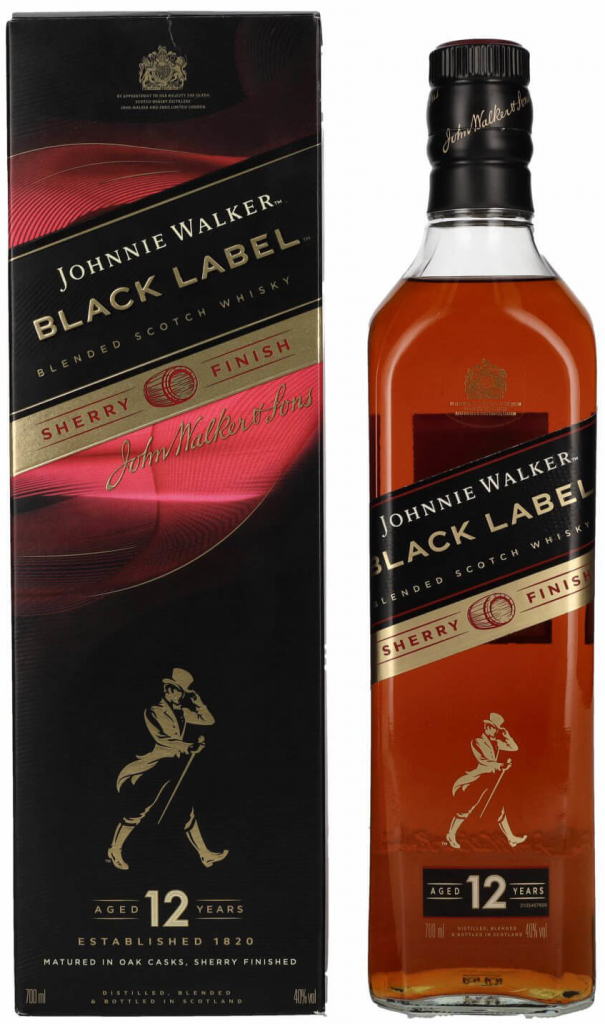 Johnnie Walker Black Label Sherry Finish 12y 40% 0,7 l (kartón)