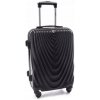 Rogal Čierny škrupinový cestovný kufor 
