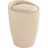 Wenko koš na prádlo CANDY BEIGE pouffe - koš na prádlo, 2v1, WENKO
