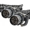 Špirálový kábel TIR 2x 15 PIN 5m 24V AMIO-04382