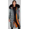 ALPHA INDUSTRIES Dámska bunda Long Fishtail - vintage green (198013/432)