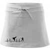 Karate EKG - Športová sukne - two in one - XL ( Biela )