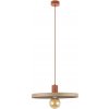 TK Lighting Luster na lanku SILA 1xE27/15W/230V pr. 40 cm béžová/tehlová TK10955 + záruka 3 roky zadarmo