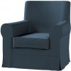 Dekoria Poťah na kreslo Ektorp Jennylund, modrá, Poťah na kreslo Ektorp Jennylund, Etna, 705-30