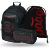 Školský set BAAGL Skate Red: taška, peračník, vrecko