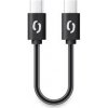 Kábel Aligator Power USB-C/USB-C, 15cm (DATKP44) čierny
