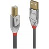 Lindy 36643 USB, USB 2.0 USB-A zástrčka, USB-B zástrčka, 3m, sivý