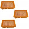 3x plochý filter pre vysávač Kärcher WD4, WD5, WD6, MV4, MV5, MV6 neoriginálny