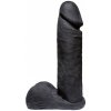 Doc Johnson Vac-U-Lock CodeBlack 8 Inch ULTRASKYN Cock čierne realistické dildo s Vac-U-Lock 21 x 4,7 cm