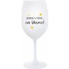 JEDEN V ROKU NA VIANOCE - pohár na biele víno 350 ml