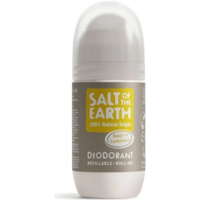 Salt Of The Earth Prírodný guličkový dezodorant Amber & Santalwood (Deo Roll-on) 75 ml