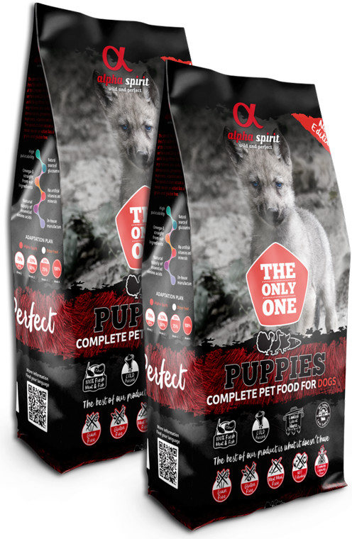 Alpha Spirit The Only One Dog Puppies 2 x 12 kg