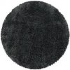 Ayyildiz , Kusový koberec Fluffy Shaggy 3500 grey kruh, 80x80 (priemer) kruh, šedá, obývacia izba