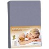 Prestieradlo Bellatex Jersey s elastanom - 140 x 200 cm - tmavo šedá (4638)