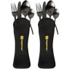 RidgeMonkey Príbor DLX Cutlery Set Twin Pack