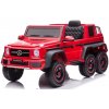 Mamido Elektrické autíčko Mercedes G63 4x4 červená