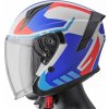GMS Trysková prilba GMS VECTUS ZG11601 black matt - petrol - red XL