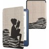 Puzdro KW Mobile - Girl And Books - KW5998913 - pre Amazon Kindle 2022 - viacfarebné (KW Mobile obal na Amazon Kindle 2022, flip, Girl And Books, viacfarebný, AutoSleep + záruka 3 roky + darčeky zadar