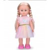 Wiky Dětská chodící panenka Eliška růžové šaty, 41cm