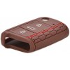 Obal kľúča AUDI, VW, SEAT , SKODA - hnedý
