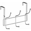 Kovový vešiak na dvere v striebornej farbe 11 cm Chrome – Premier Housewares
