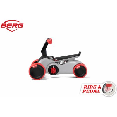 BERG GO Sparx 2v1 a vodný bicykel červené