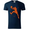 Basketball player splash - Tričko z organickej bavlny - S ( Tmavomodrá (takmer čierna) )