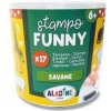 Razítka Aladine Stampo Funny Safari, 17 ks