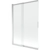 Mexen Fox sprchový zástenový panel 2-krídlový posuvný 120 x 150 cm, transparentný, chróm - 891-120-002-01-00