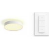 LED stropné svietidlo Philips Hue Enrave M - biele + Ovládač Philips Hue Dimmer Switch V2