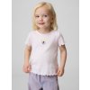 GAP Baby rebrované tričko s logom Ružová 18-24M
