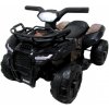 mamido Elektrický štvorkolka Quad J8AAA čierna s hudbou a svetlom pre deti
