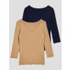 GAP Dámske Trička s 3/4 rukávem, 2 ks 757114-00 Veľkosť: XS Tričko zadarmo při nákupe vyše 120 Euro