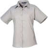 Premier košile PR 302 dámská Stříbrná