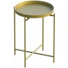 Kalune Design Odkladací stolík Shb-007-A zlatý