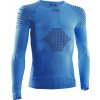Detské funkčné tričko X-Bionic Invent 4.0 Shirt Round Neck LG SL JR Teal Blue/Anthracite 152