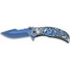Nôž zatvárací taktický ALBAINOX MA 18606 3D Blue Skull