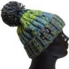 R-Spekt Čiapka Maxi Pompom Beanie Šedozelený