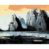 ZUTY Maľovanie podľa čísel - HORSKÁ KRAJINA V ČÍNE Rámovanie: vypnuté plátno na rám, Rozmer: 80x100 cm