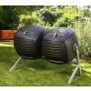 Lifetime Twin kompostér 380l čierna farba LK02000