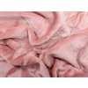 XPOSE® Detská mikroplyšová plachta Exclusive - staroružová 70x140 cm, Mikroplyš