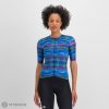 Sportful GLITCH BOMBER dámsky dres, multicolor blue XS
