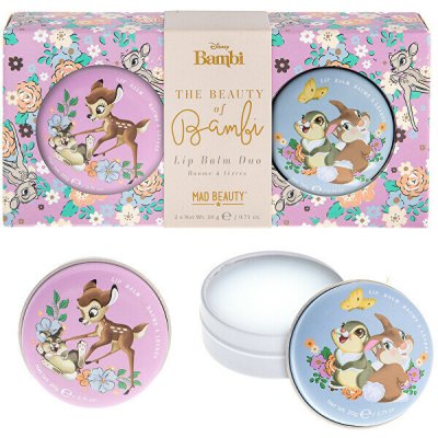 Mad Beauty Balzám na rty The Beauty Of Bambi Duo Lip Balm 2 x 20 g