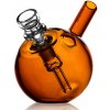GRAV Sklenený Bong Kapsulový Bubbler 9 cm Jantárová